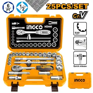 25 PCS 1/2" Socket Set - Hkts12251