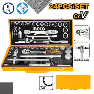 24pcs 1/2" Socket Set - Hkts0243