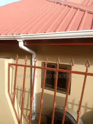White PVC Rain Gutter and Down Sport