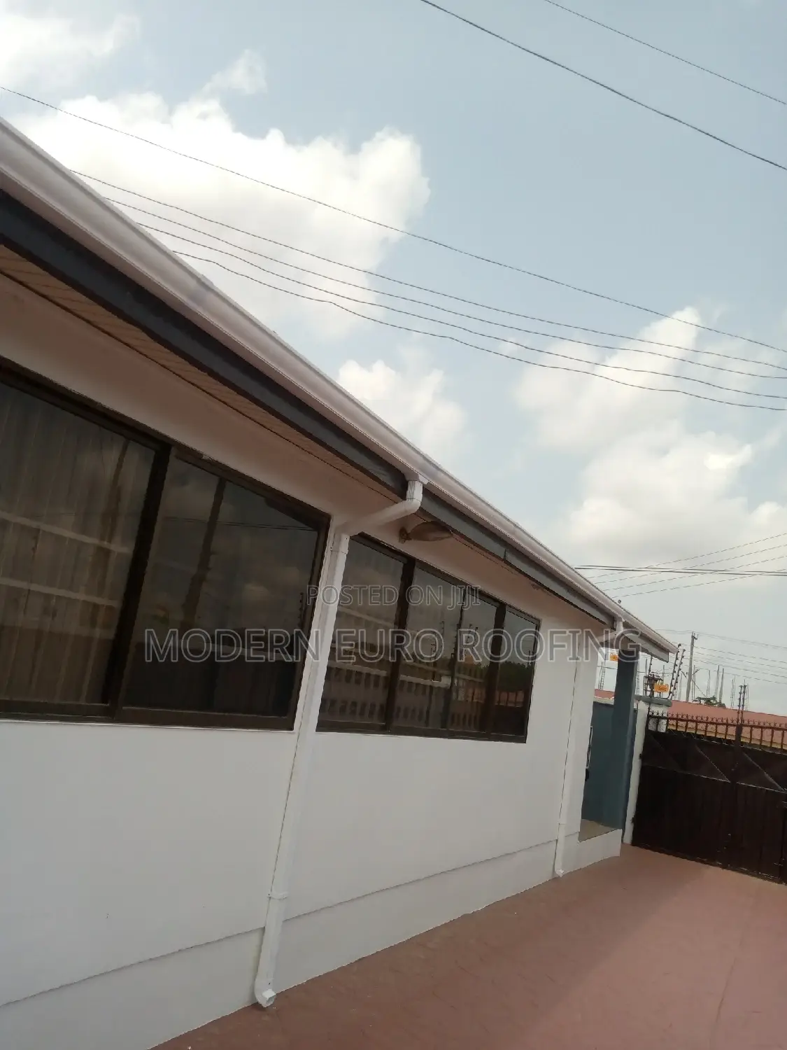 Rain Gutter and Down Pipe