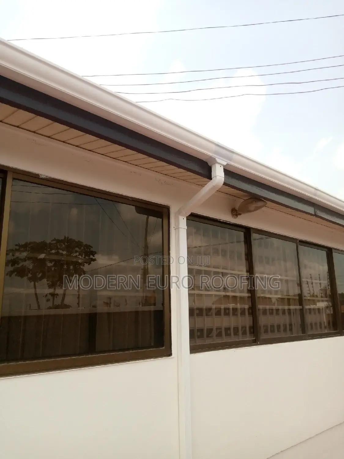 Rain Gutter and Down Pipe