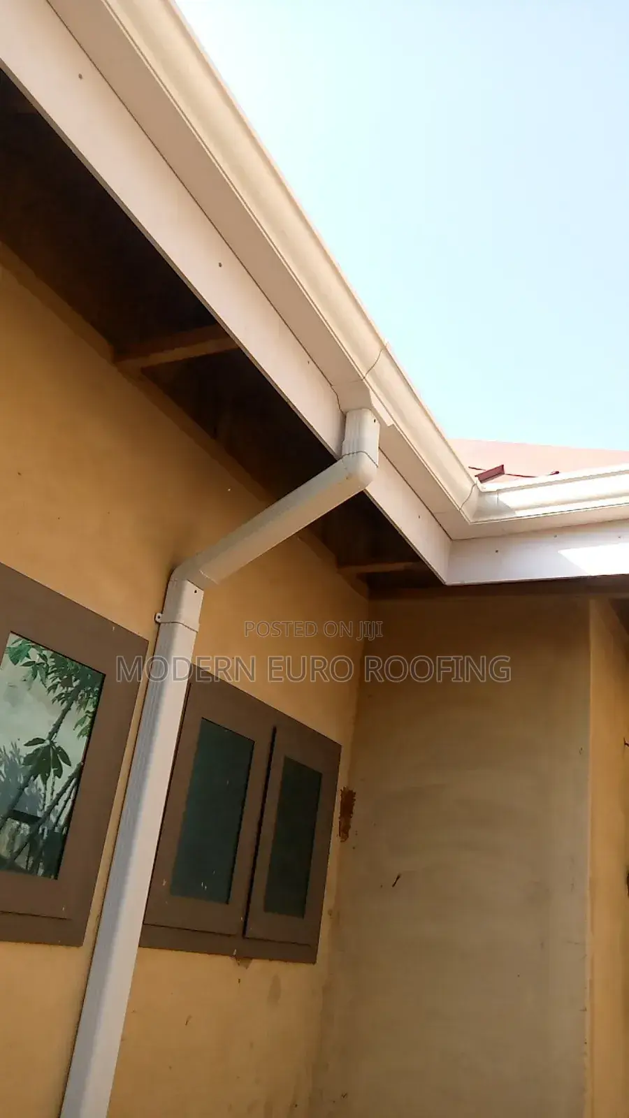 Rain Gutter and Down Pipe