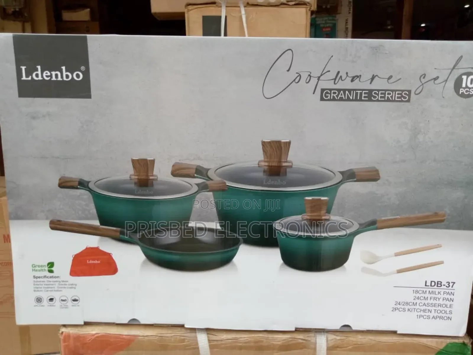 Ldenbo 7pcs Cookware Set