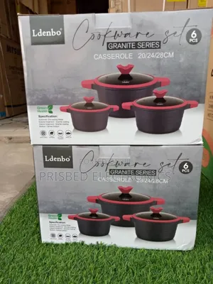 Ldenbo 6pcs Casserole Cookware Set