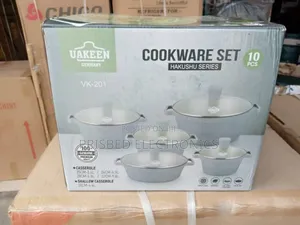 *Uakeen 10pcs Durable Cookware Set