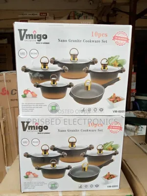 Vmigo 10pcs Die-Cast Aluminum Cookware Set