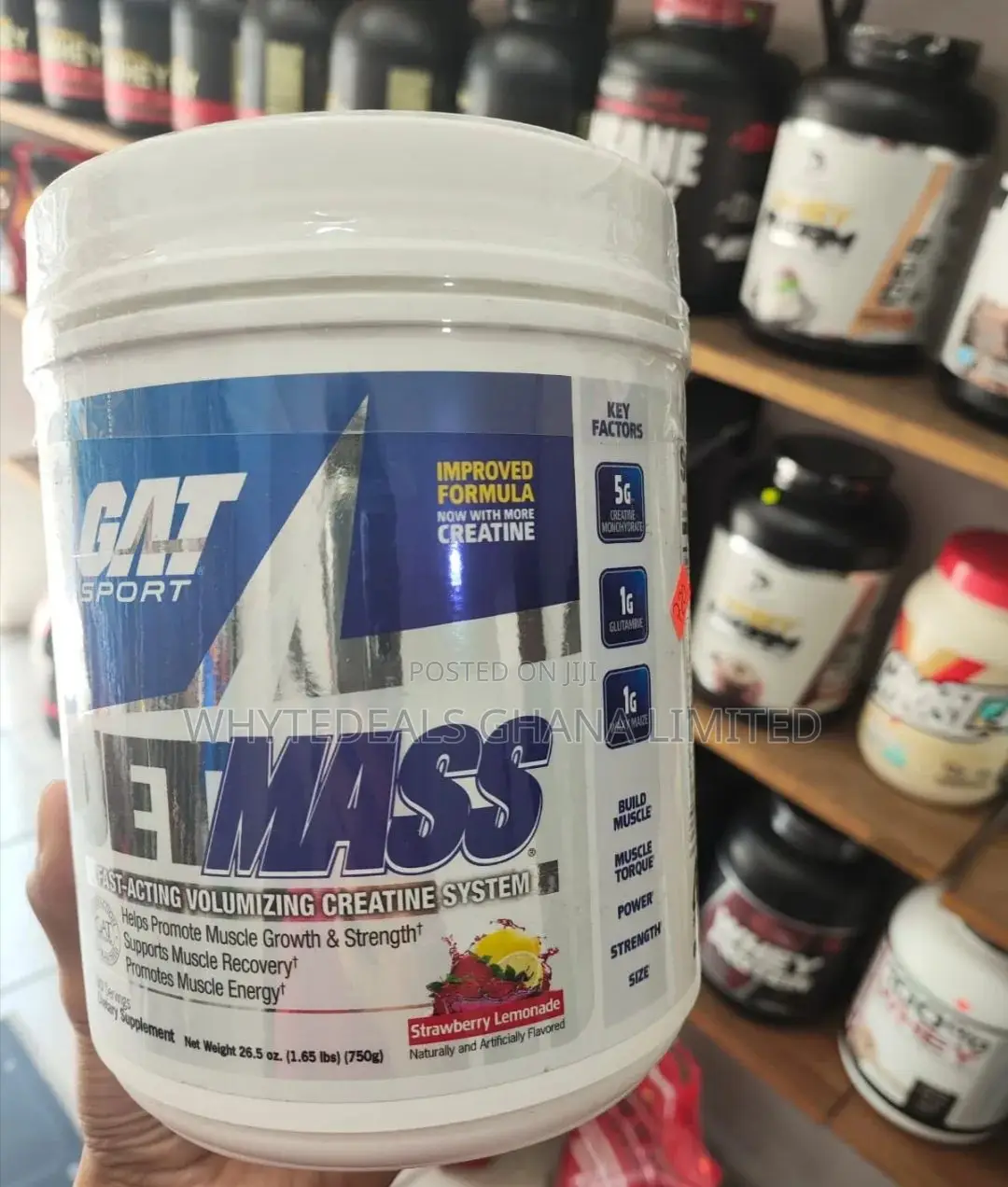 Gatsport Jetmass Fact-acting Creatine- Quick Muscle Growth