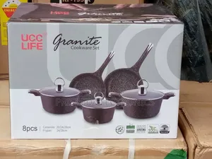 Ucc Life Durable 8pcs Casserole Cookware Set