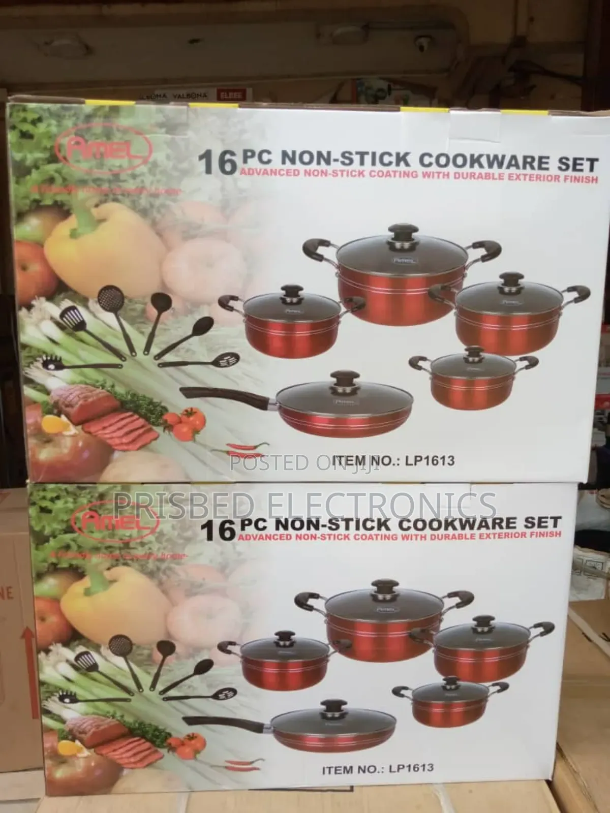 Amel 16pcs Non-Stick Cookware Set