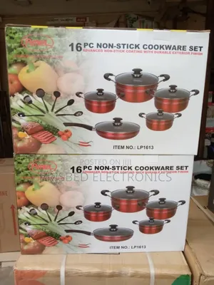 Amel 16pcs Non-Stick Cookware Set