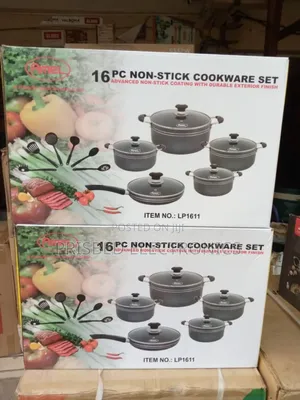 Amel 16pcs Non-Stick Cookware Set
