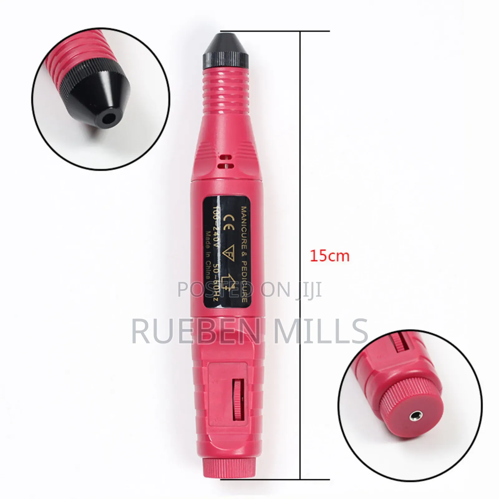 Manicure Pedicure Nail Drill File Pen Set