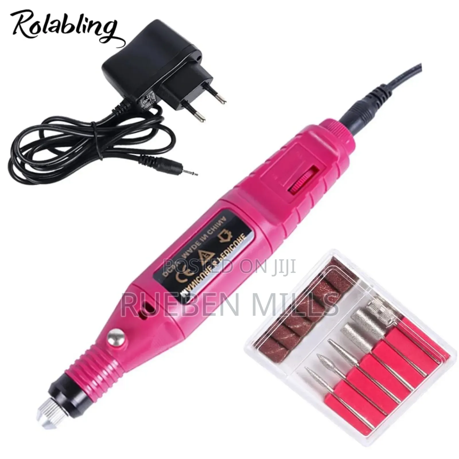 Manicure Pedicure Nail Drill File Pen Set