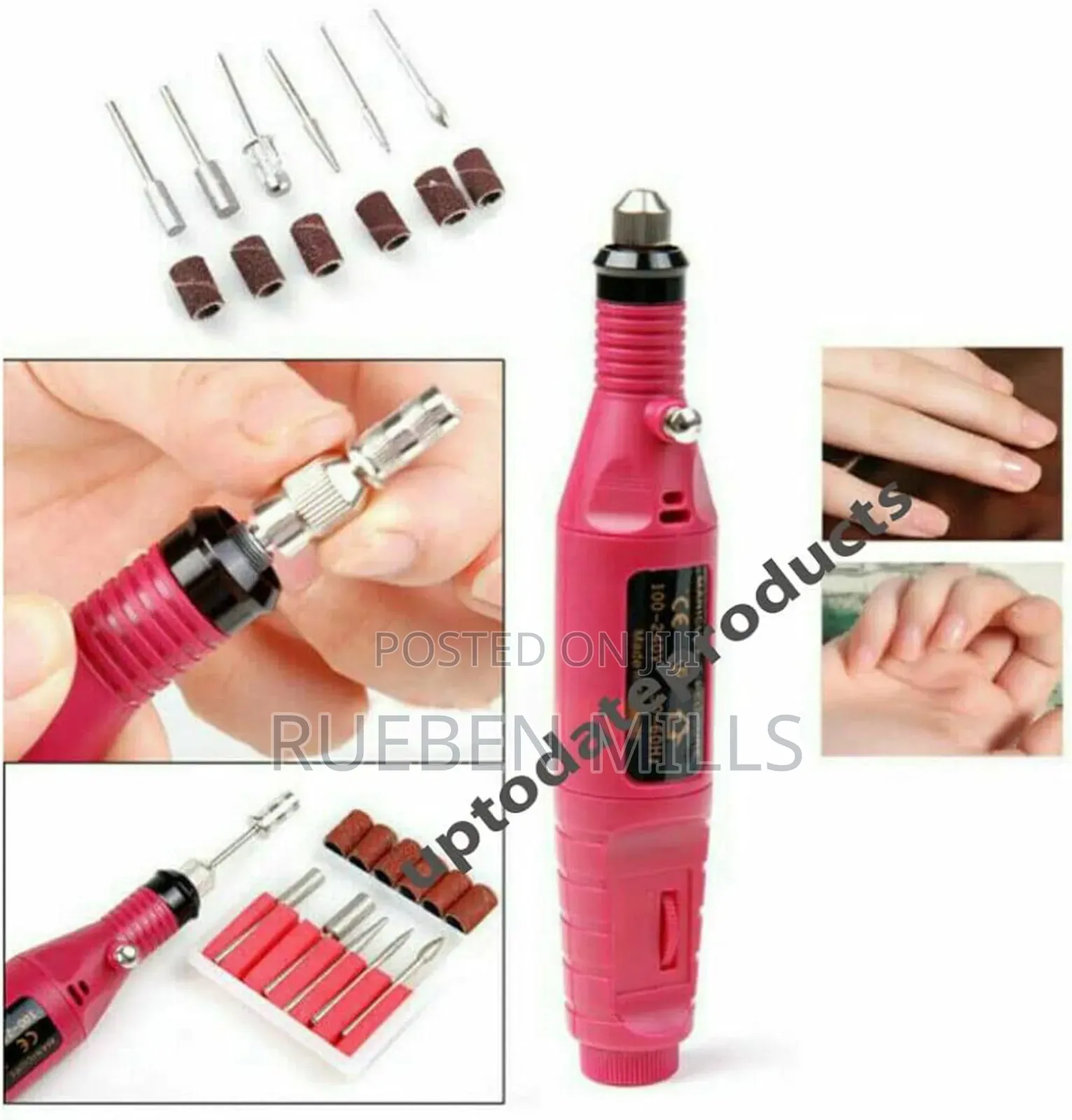 Manicure Pedicure Nail Drill File Pen Set