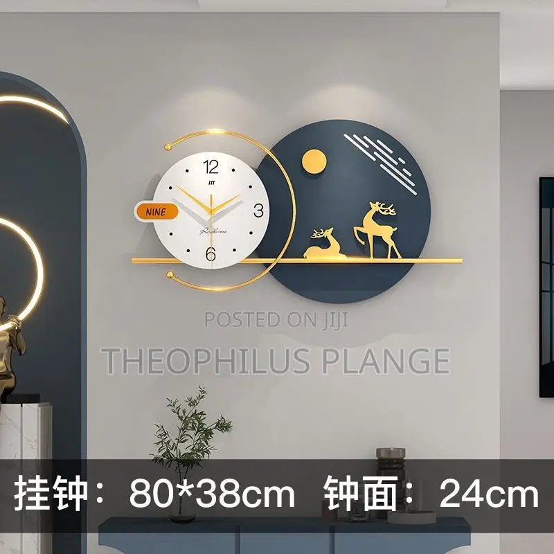 Executive Wall Clock, Living Room Decor, Unique Design