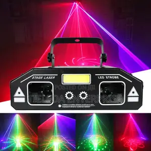 3in1 DJ Disco Laser Beam Scanner Star Protector Light