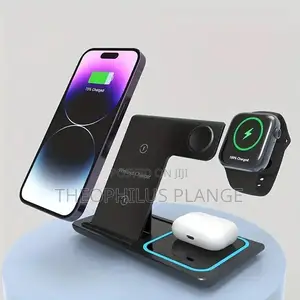 4 in 1 Wireless Charging Station. For Home and Offices