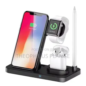 4 in 1 Wireless Charging Station. For Home and Offices