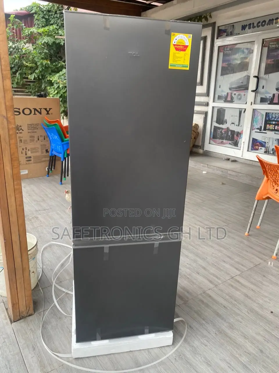 Durable TCL 162L Doubledoor F163BF Bottomfreezer Fridge 