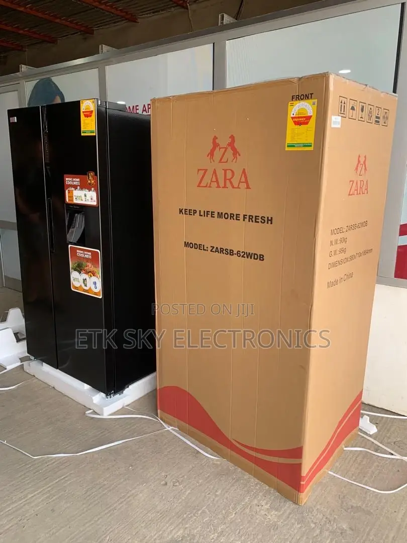 Capable Zara 527liters Side by Side Fride
