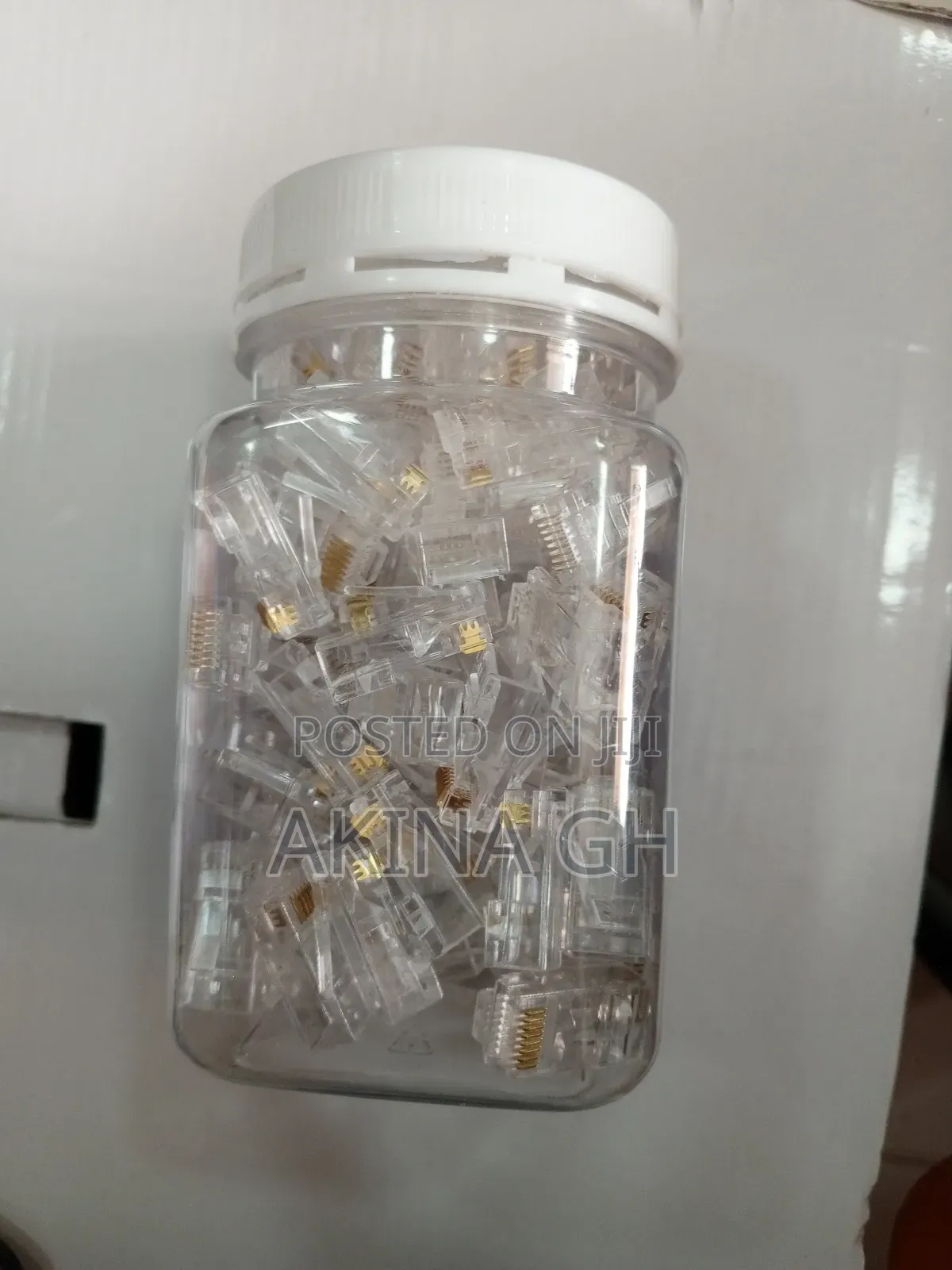 Passthrough RJ45 Cat6 Crystal Head 100pcs