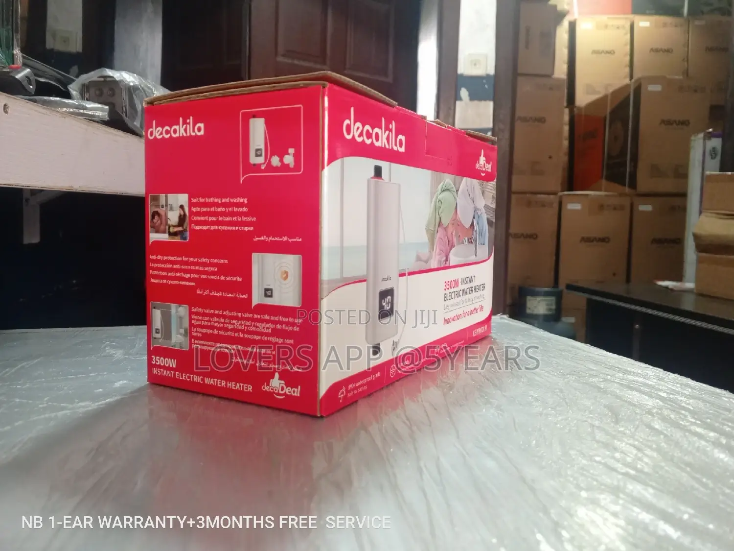 Brand New Decakila Instant Electric Water Heater