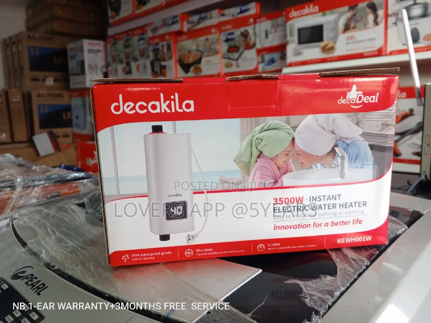 3500W Decakila Instant Electric Water Heate Electric Water