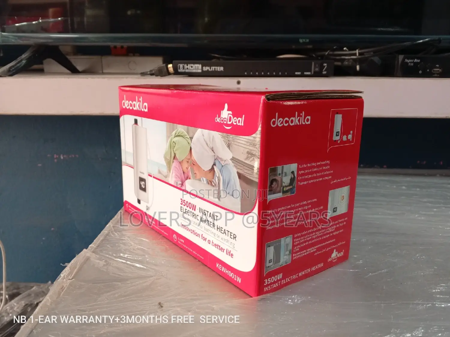 Decakila Instant Electric Water Heater 3500W Quality