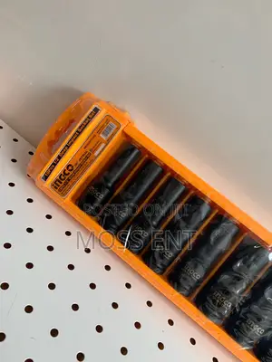 Ingco 10pcs 1/2" Deep Impact Socket Set - P5 - Hkissd12102l