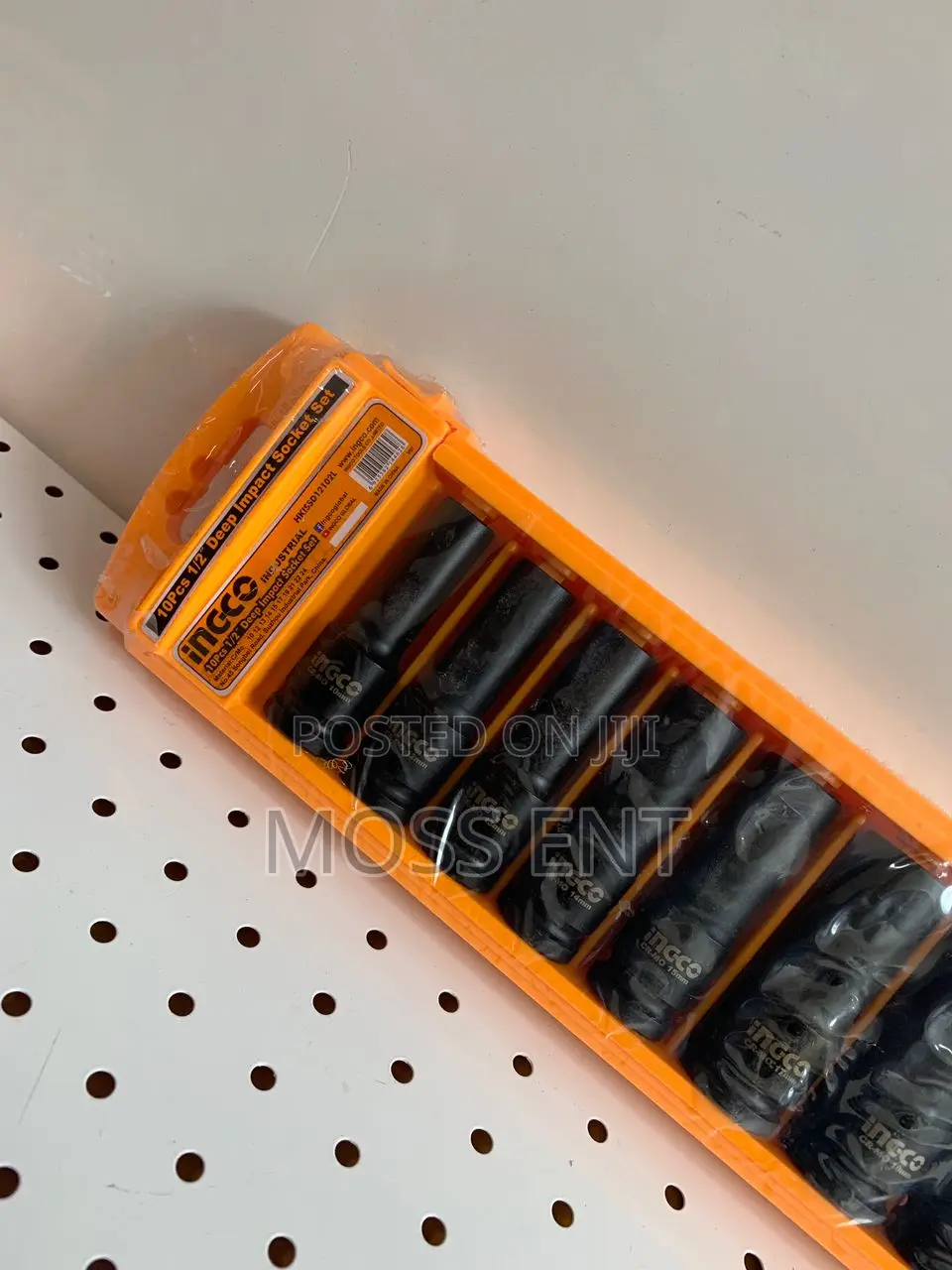 Ingco 10pcs 1/2" Deep Impact Socket Set - P5 - Hkissd12102l