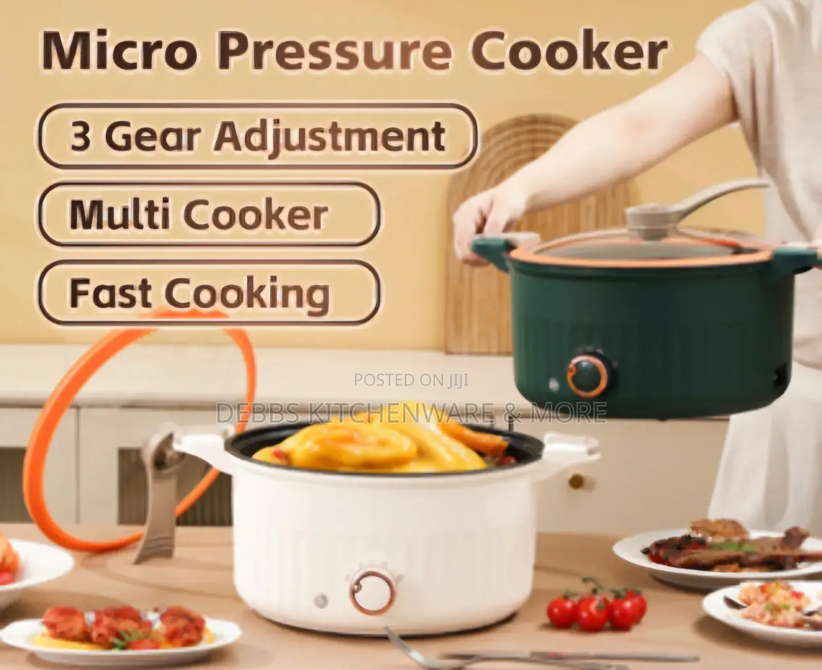 28cm Multifunctional Electric Pressure Cooker