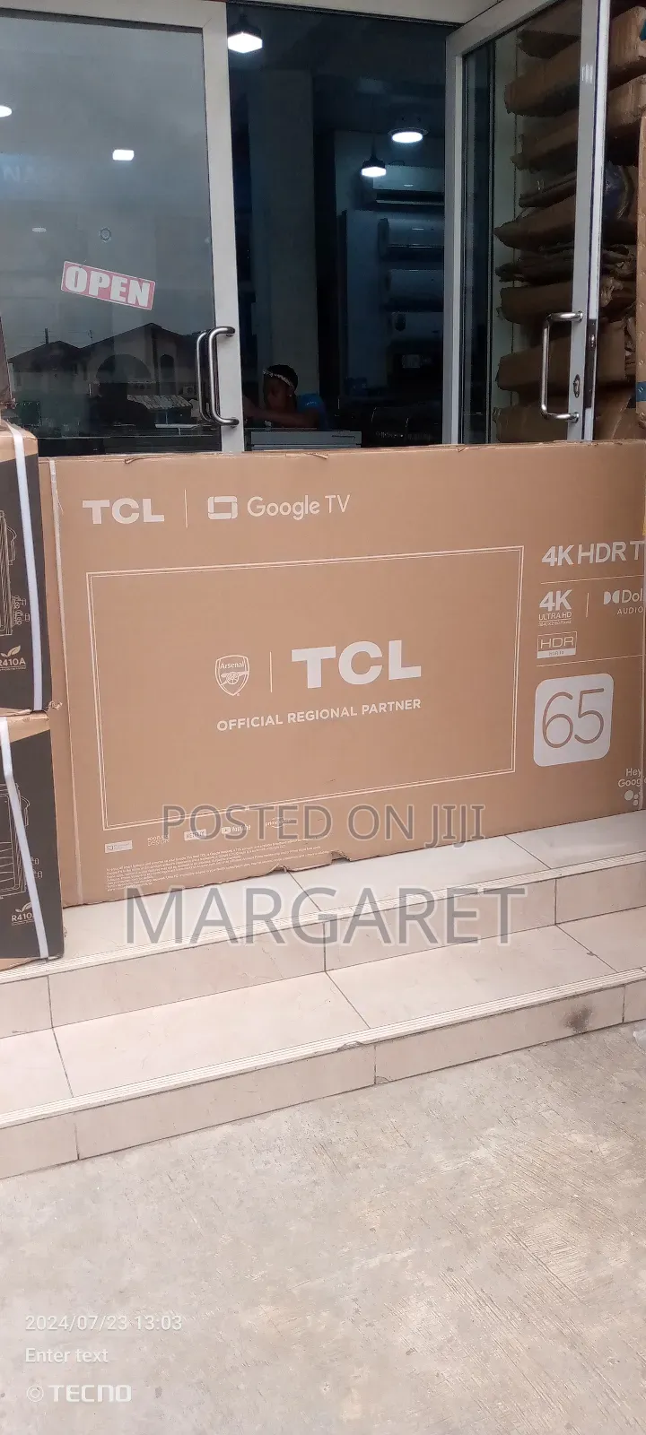 Quality 65 Inches TLC Digital Satellite Tv Smart Uhd