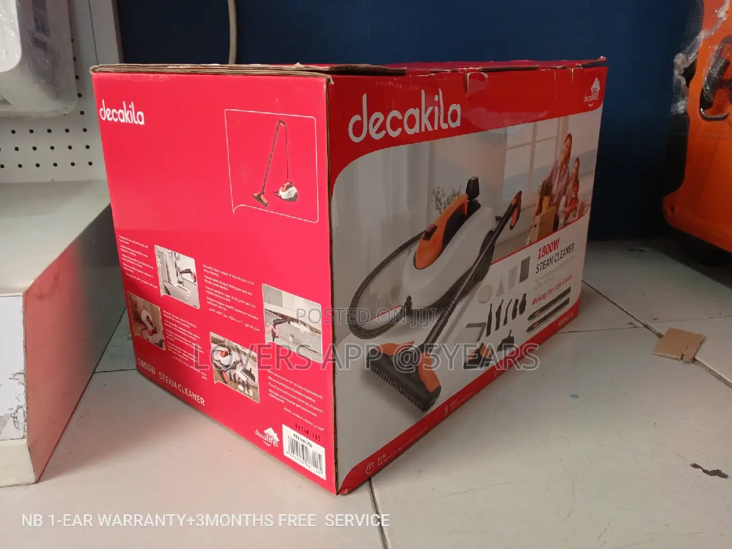 Decakila Steam Cleaner Steam Cleaner 1800W Quality