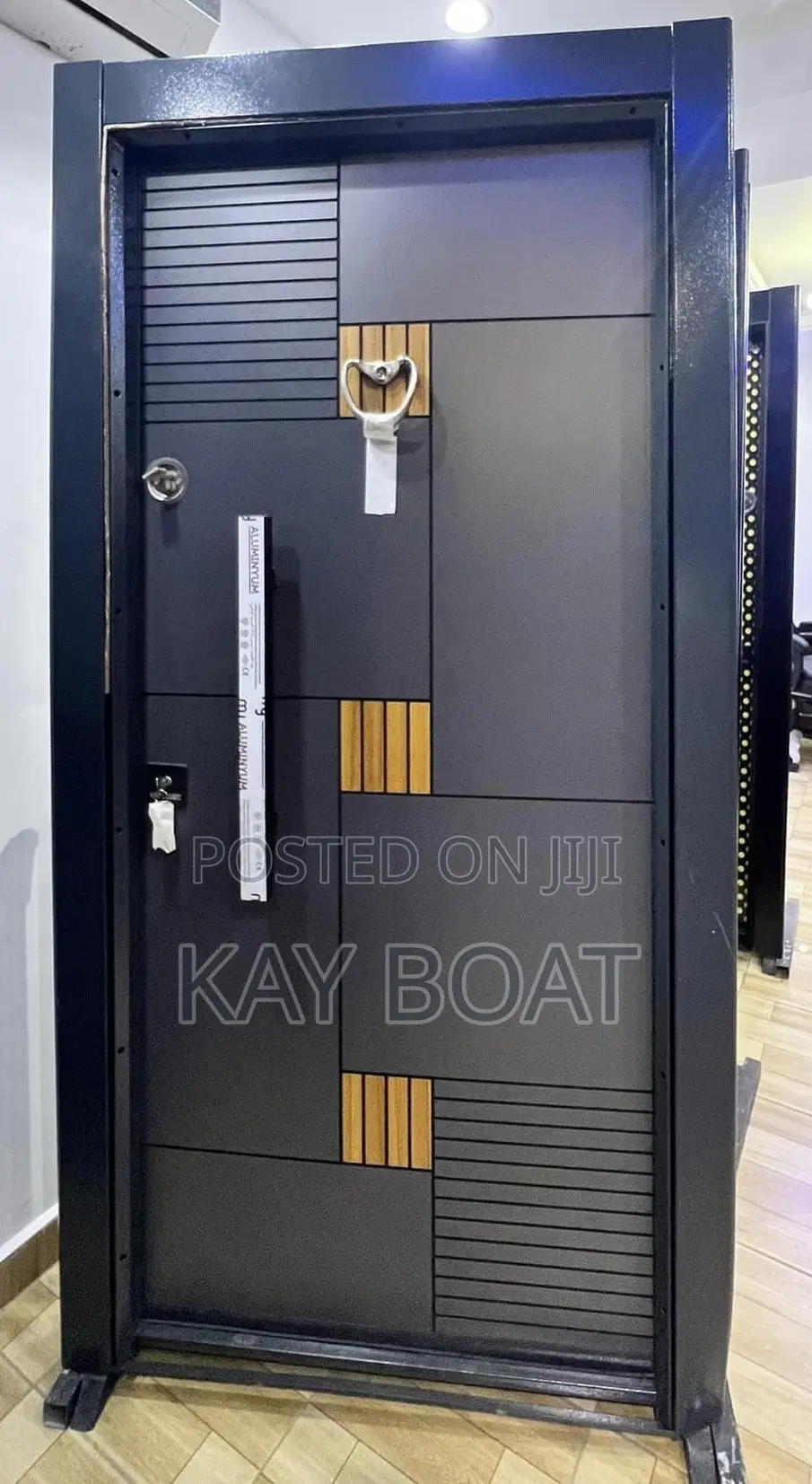 A Navy Color Door
