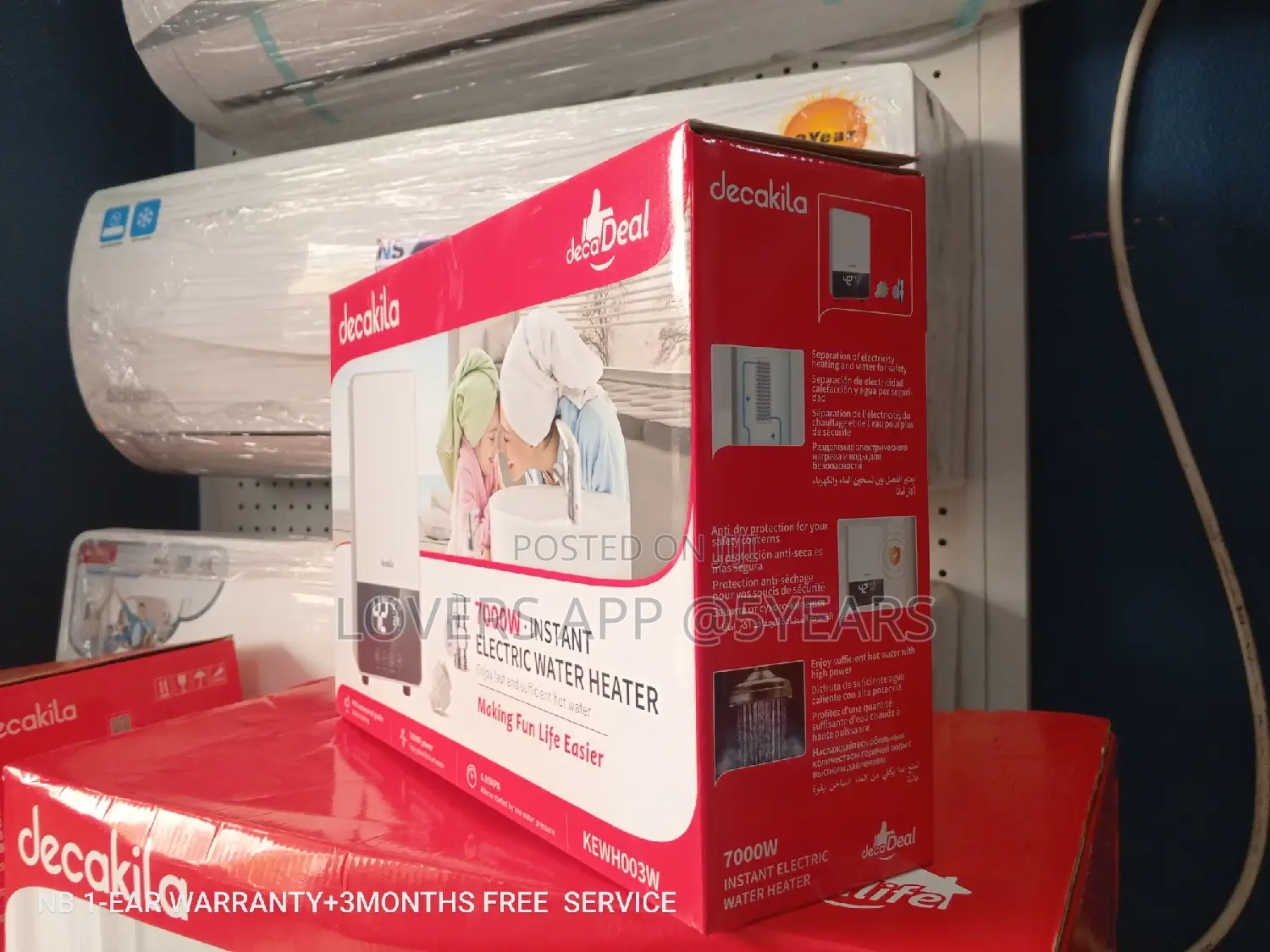 Brand New Decakila Instant Electric Water Heater Instant