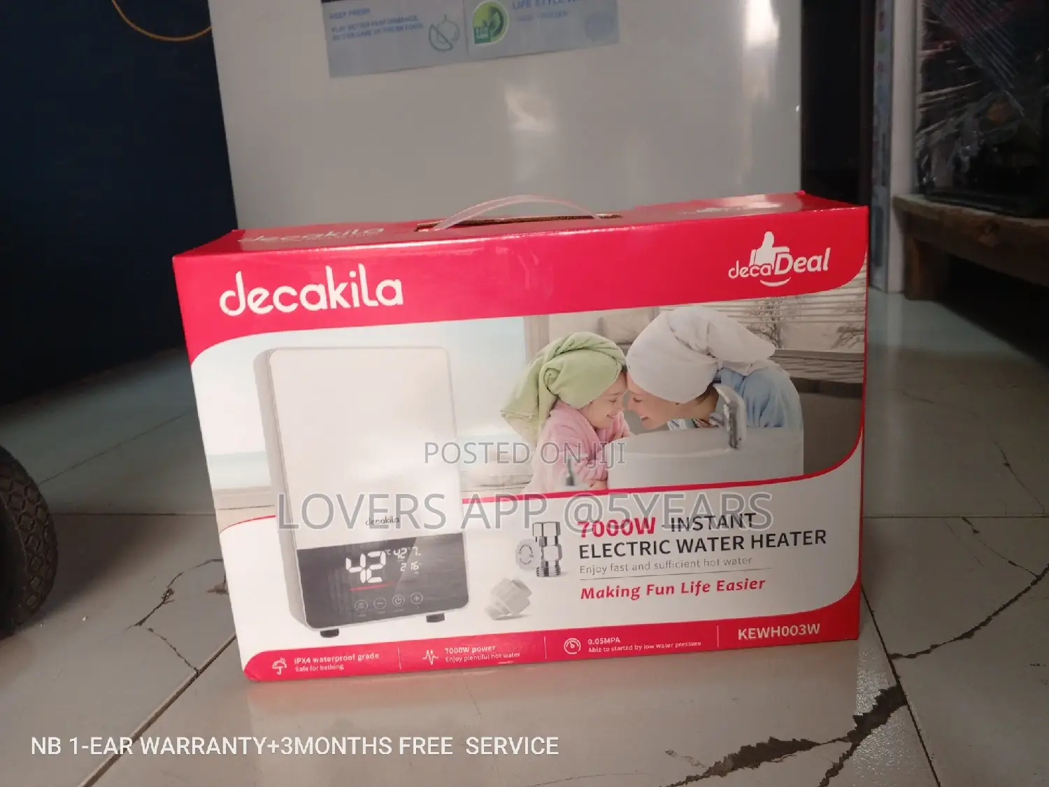 7000W Decakila Electric Water Heater Instant Electric