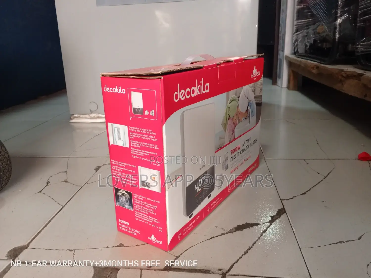 Decakila Instant Electric Water Heater 7000W Quality