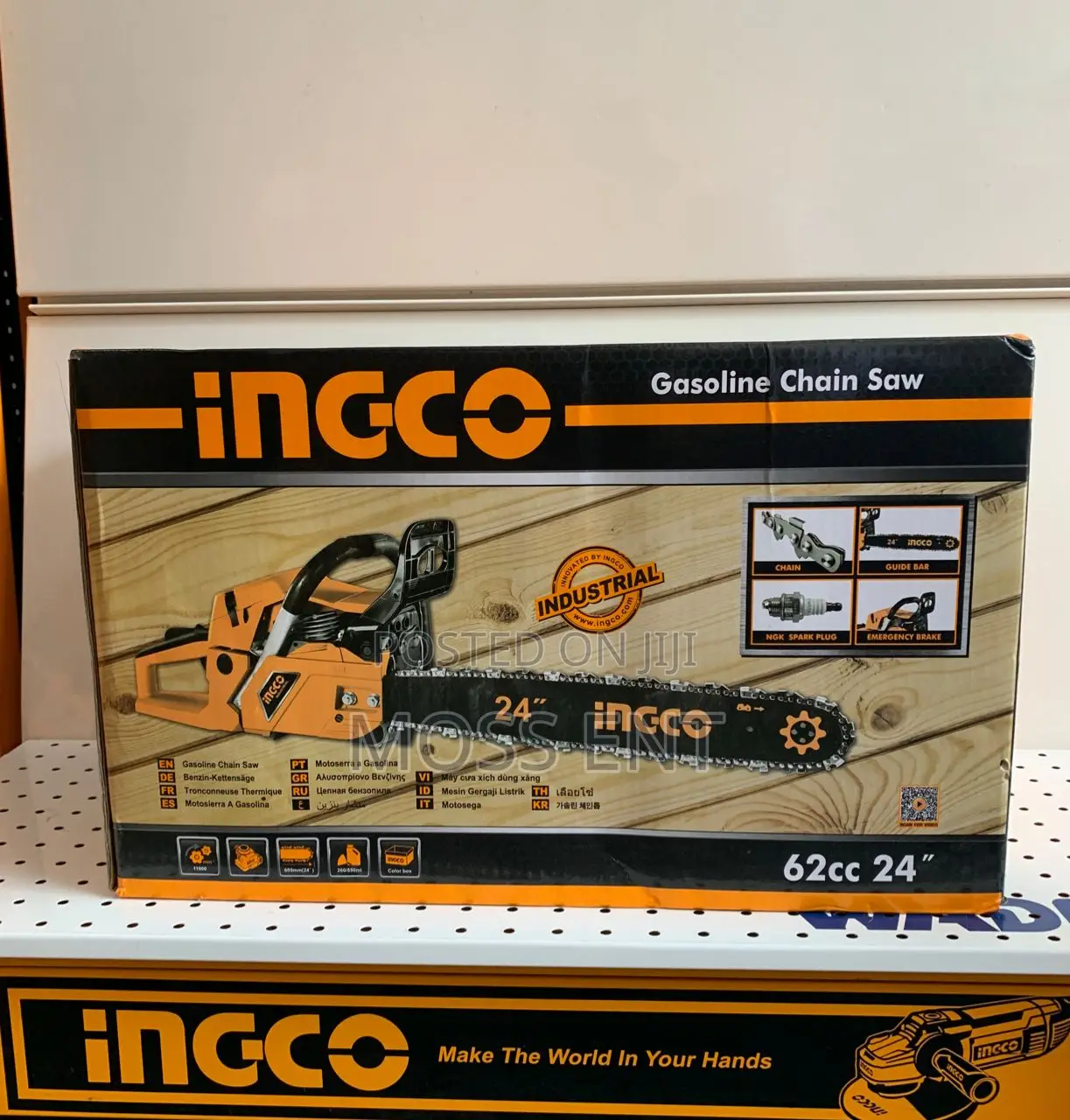 Ingco Gasoline Chain Saw 24" - GCS
