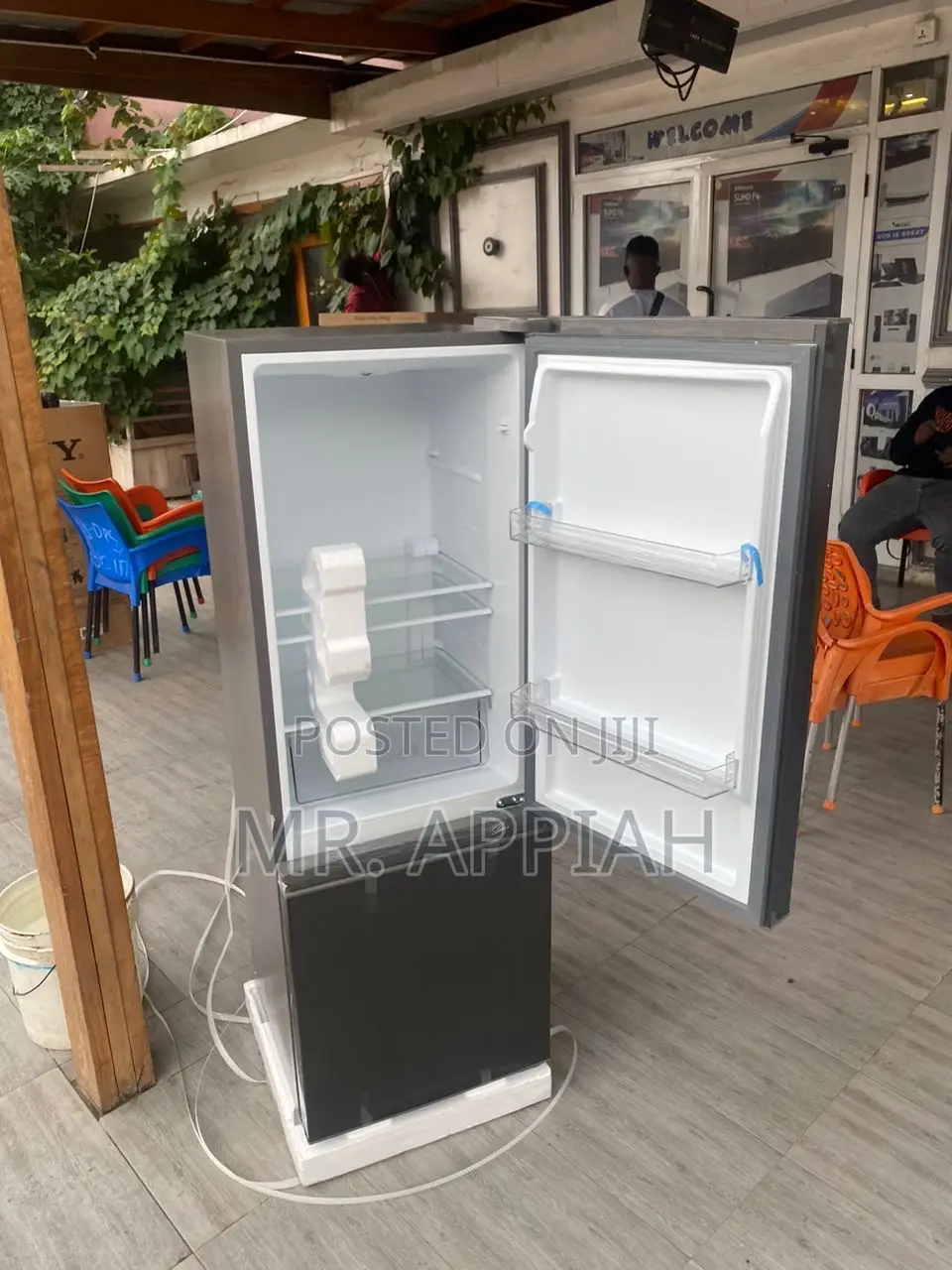 Fast Chilling TCL F163BF Double Door Refrigerator(162L).