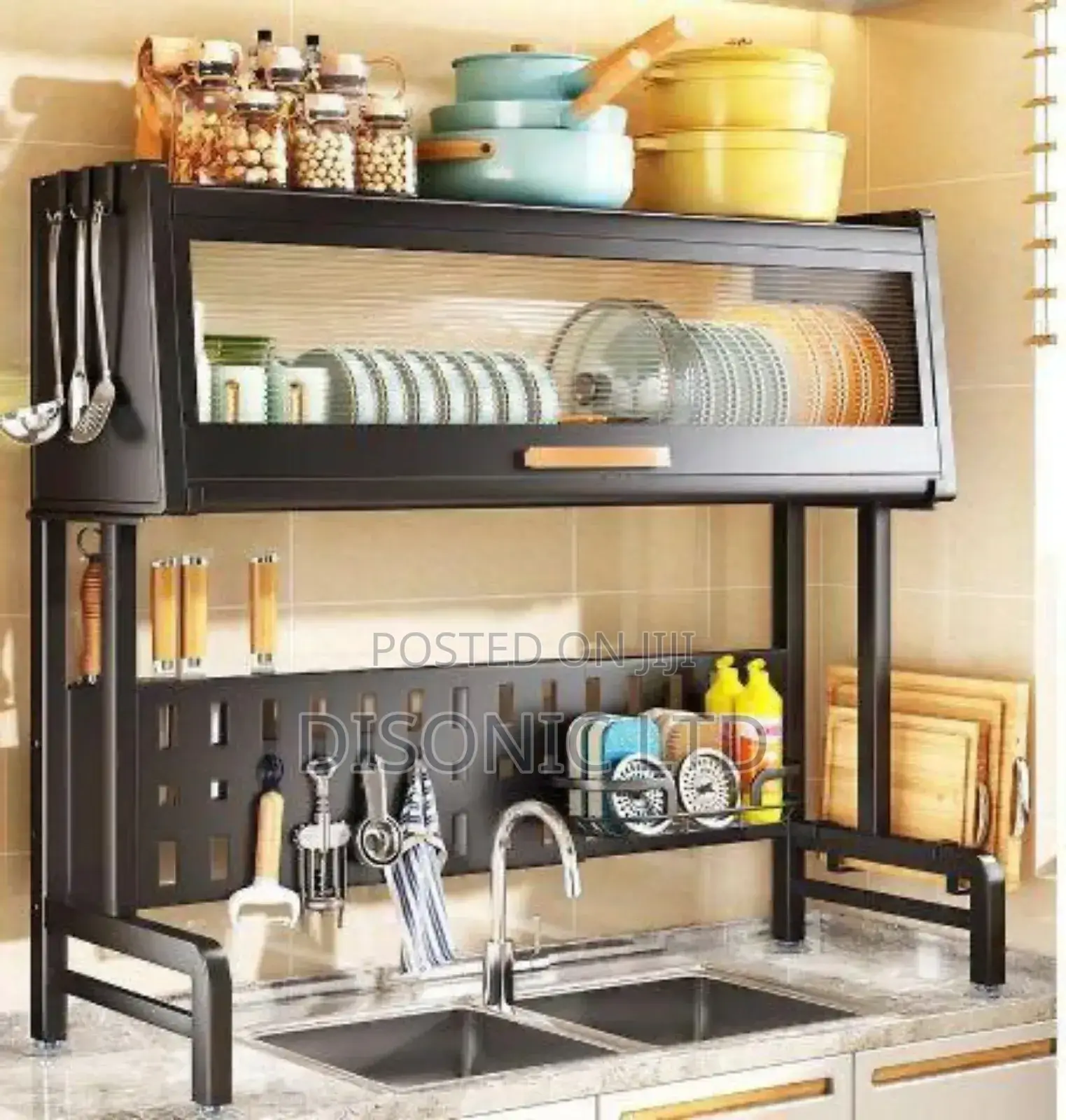 Over the Sink Rack With Cover