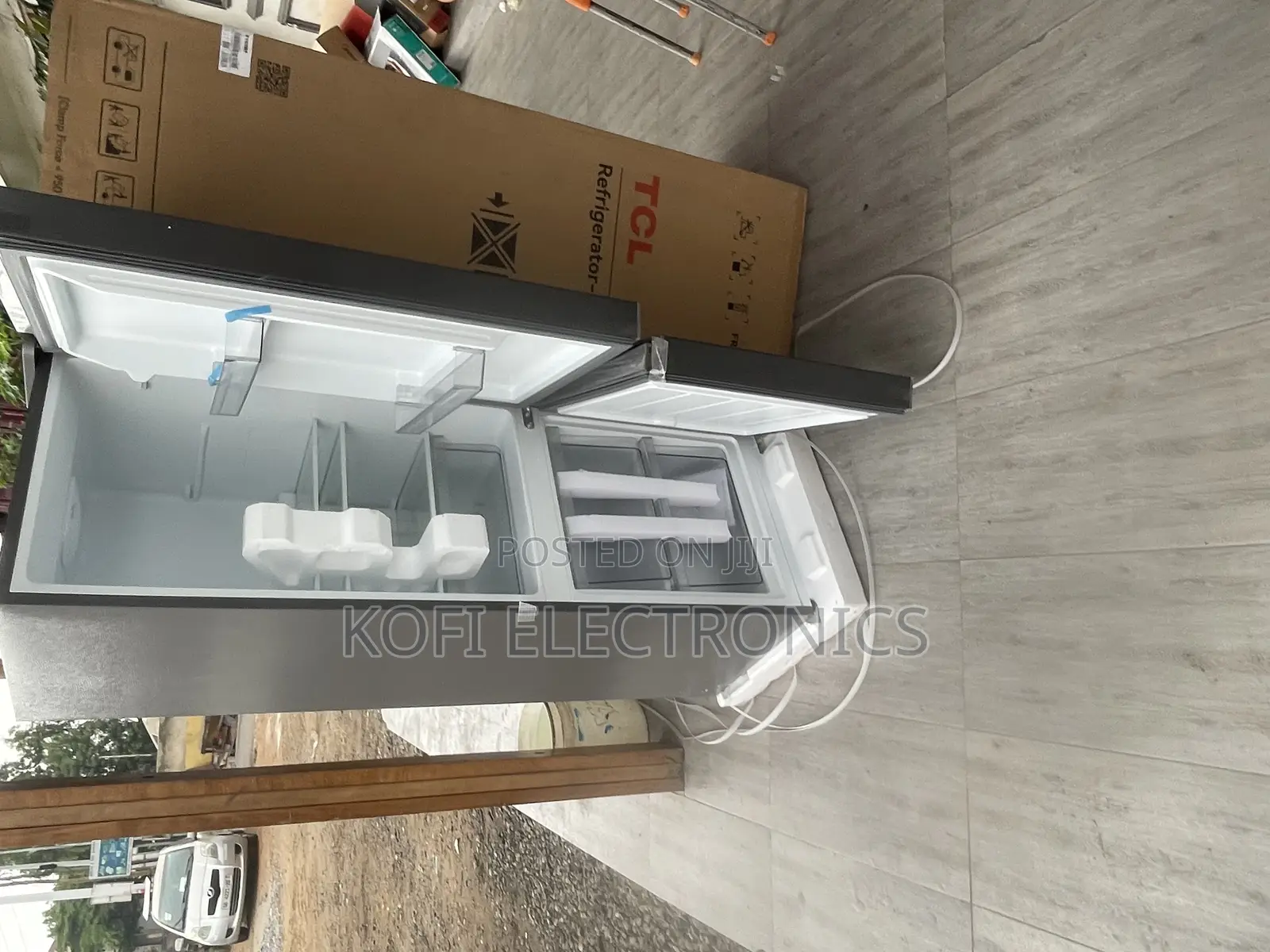 4  TCL F163BF 162L Doubledoor Bottom Freezer Fridge
