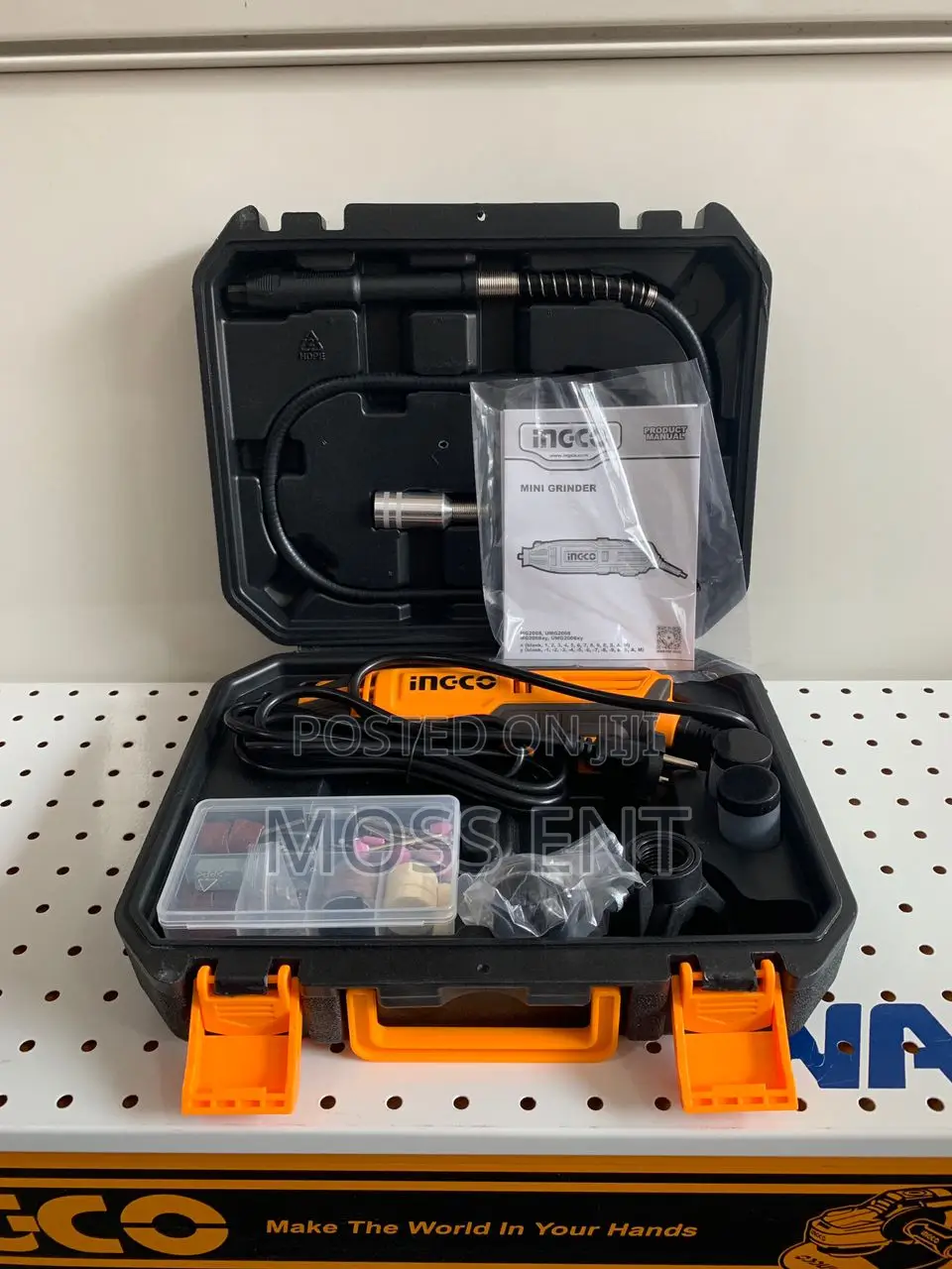 Ingco Mini Grinder 200w + Accessories - Mg2008