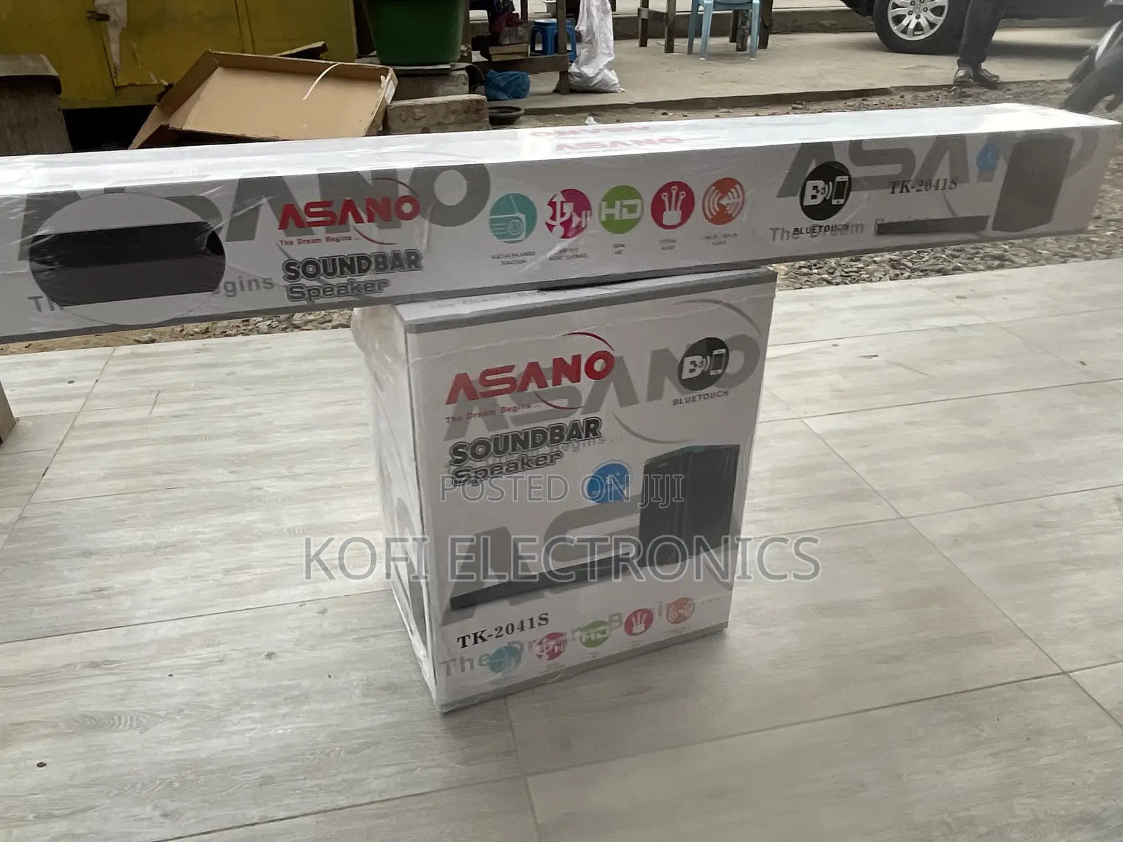 Asano TK-2041S Sound Bar With Color Led Light