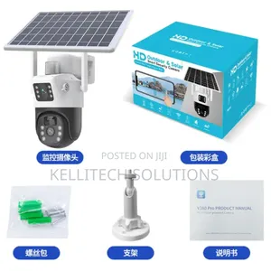 Solar 4G Dual Lens Camera, V380 App.
