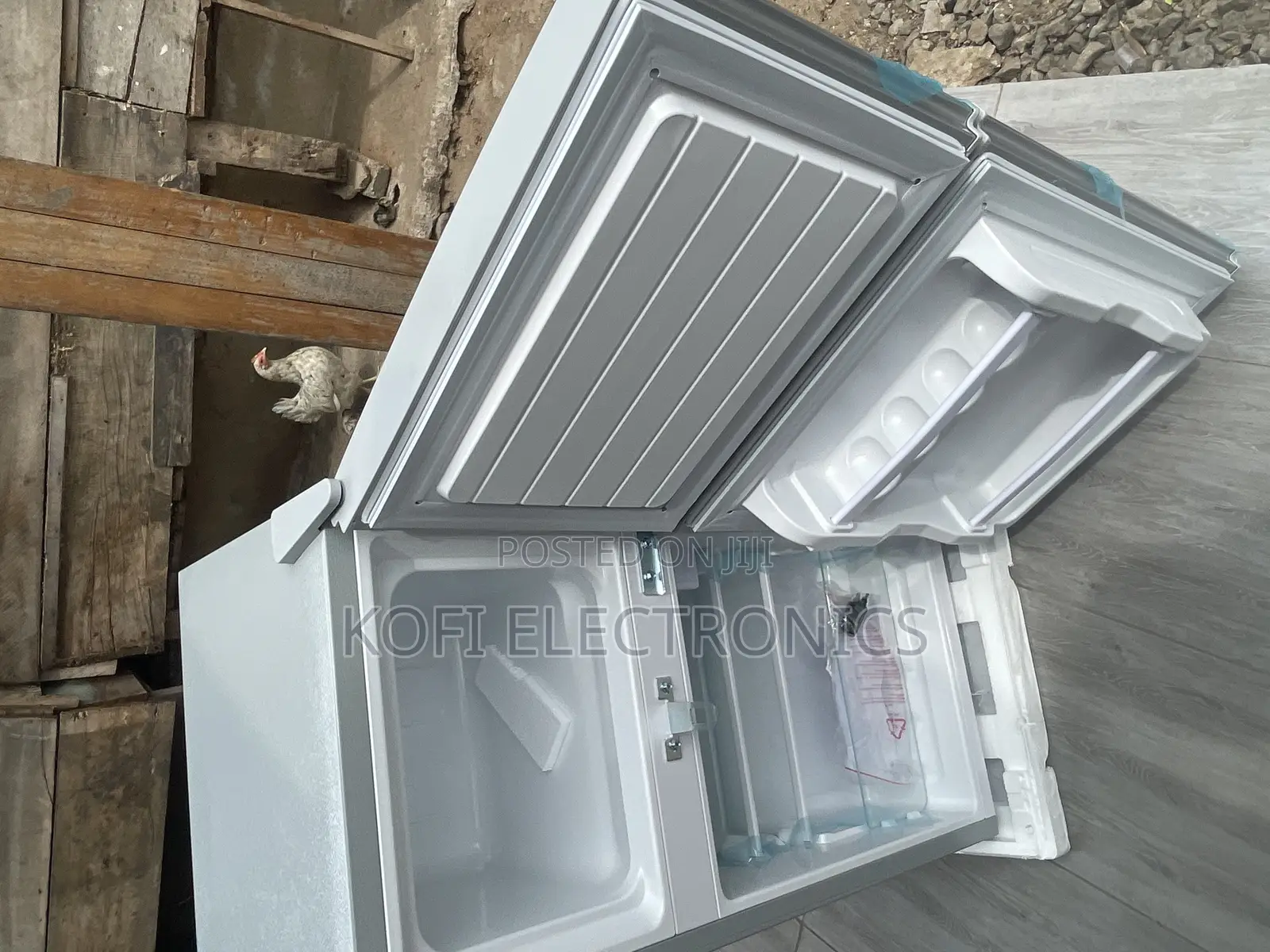 Freestanding Nasco 90litre Double Door Table Top Fridge