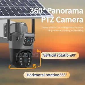 Double View 4G Solar Powered CCTV Camera