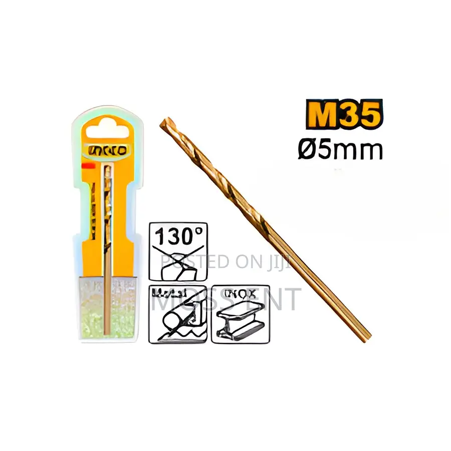 Ingco HSS-Co M35 Drill Bit 5mm - P250c500 - DBT