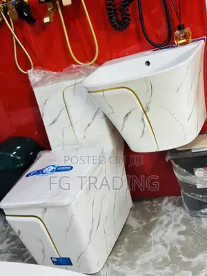 Complete Toilet Seat + Hanging Basin - Water Closet Basin
