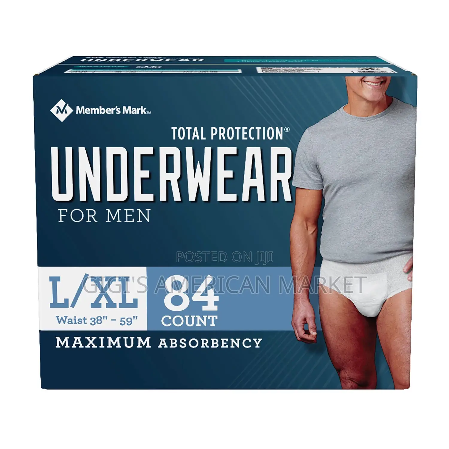 Member’S Mark Total Protection Men Underwear/ Diapers