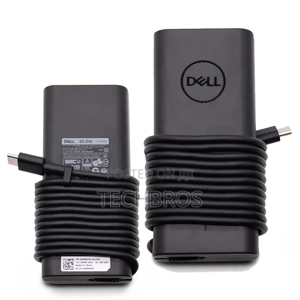 Original Dell Type C/Usb-C Charger 65w (New Type)